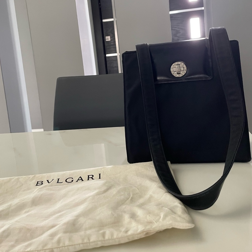 Bulgari Black Shoulder Bag